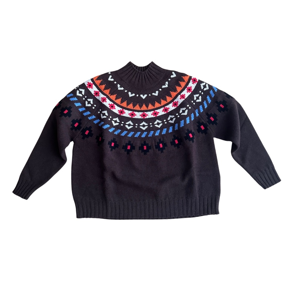 Weekend Max Mara Multicolor Patterned Turtleneck … - image 4